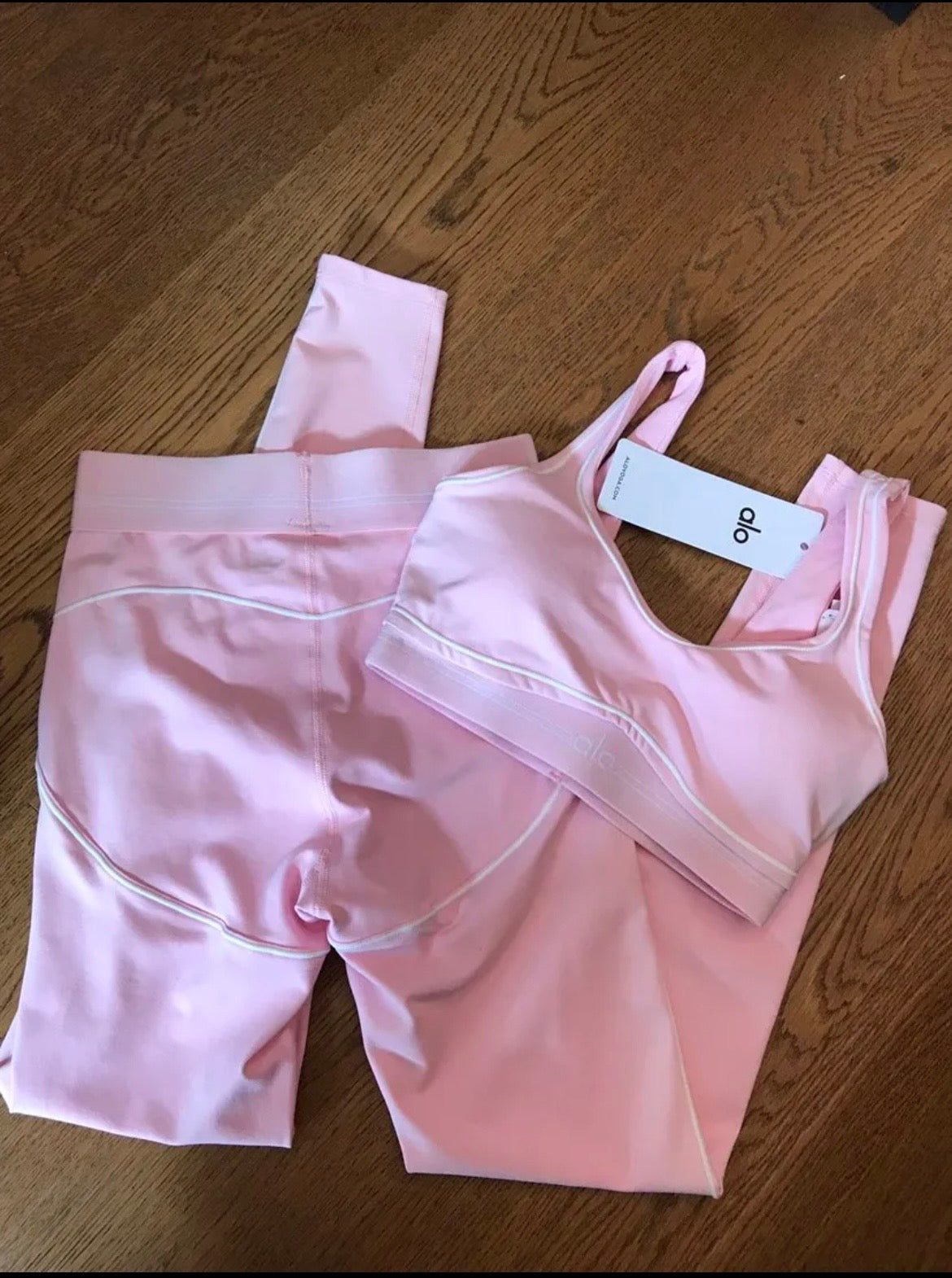 pink yoga set